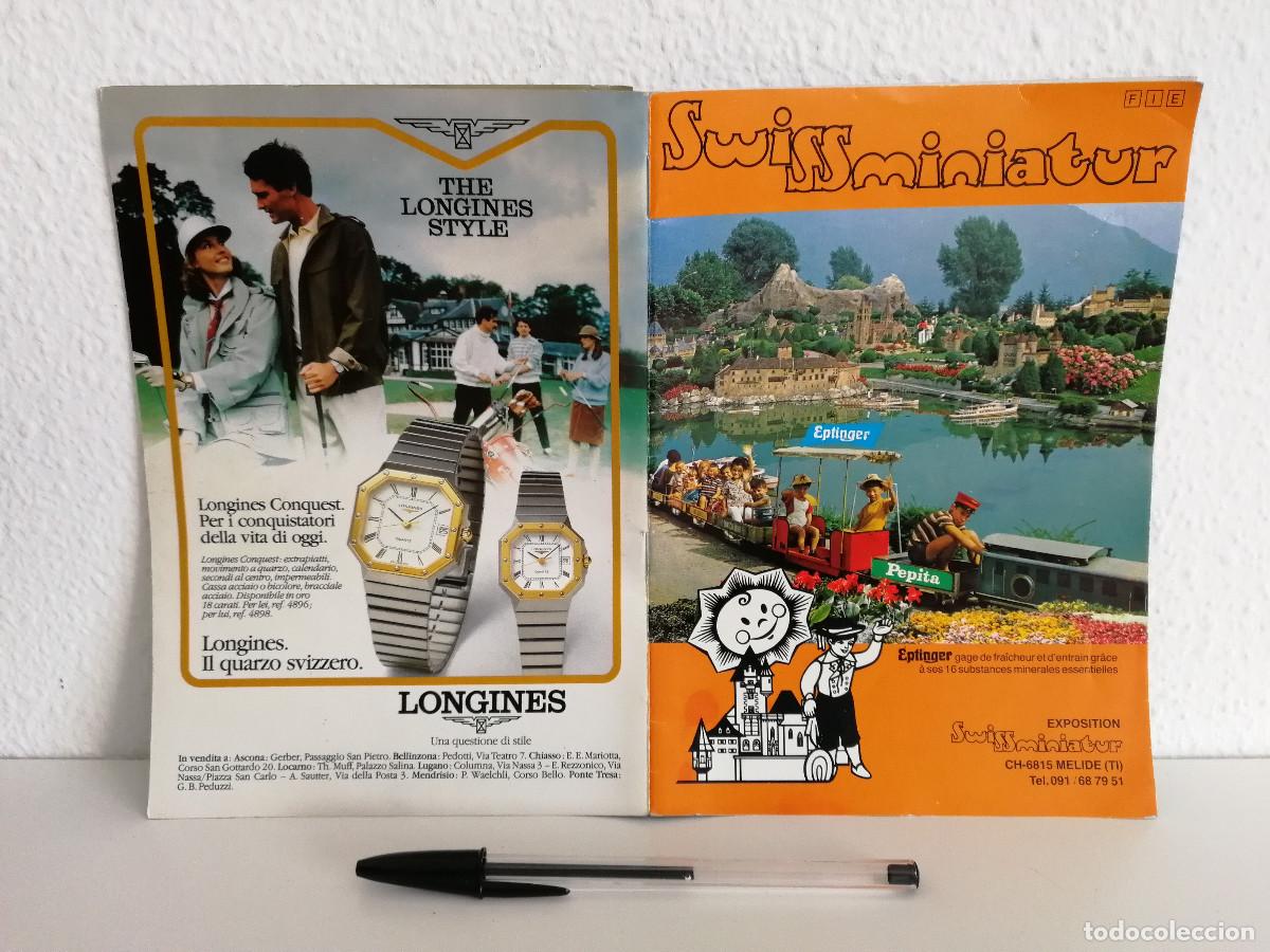 Travel Brochures: GUIA ORIGINAL - Swissminiatur EXPOSICION - TURISMO CATALOGO - SUIZA