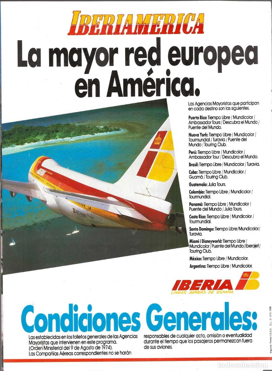 Brochures de tourisme: IBERIA -- IBERIAM&Eacute;RICA