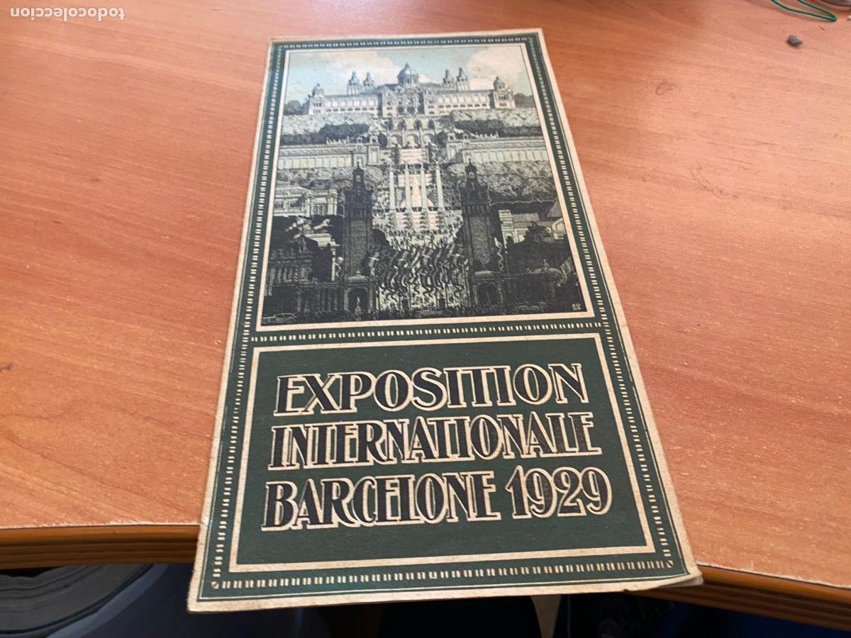Travel Brochures: EXPOSITION INTERNATIONALE BARCELONE 1929 TRIPTICO EN FRANCES (COIM26)