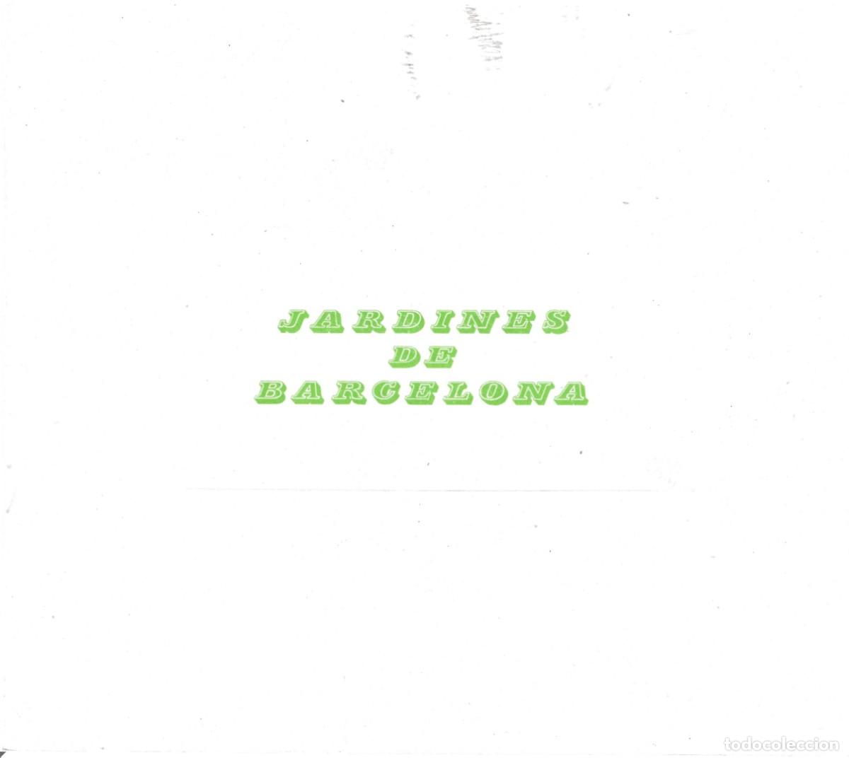 Brochures de tourisme: AYUNTAMIENTO DE BARCELONA SUS JARDINES EN LA PRIMAVERA DE 1951