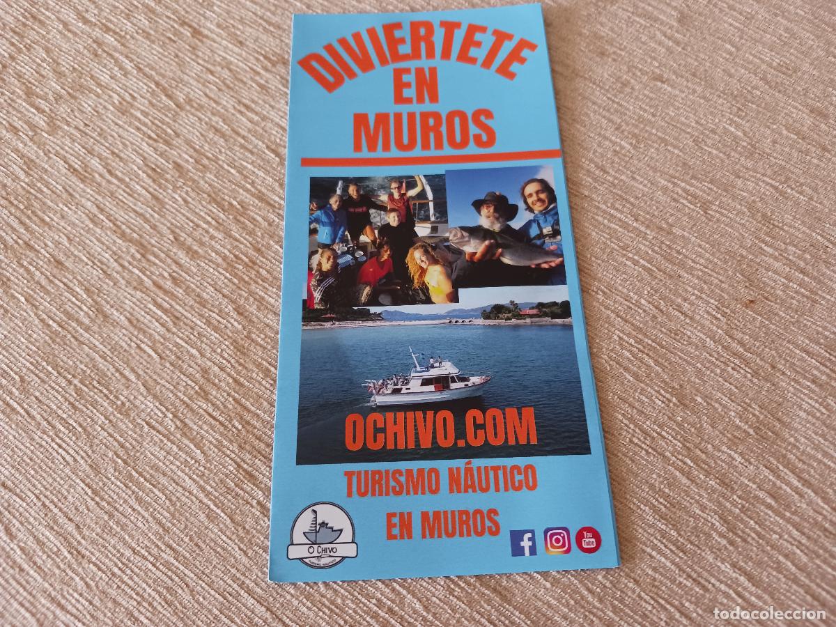 Travel Brochures: triptico, diviertete en muros, turismo nautico galicia