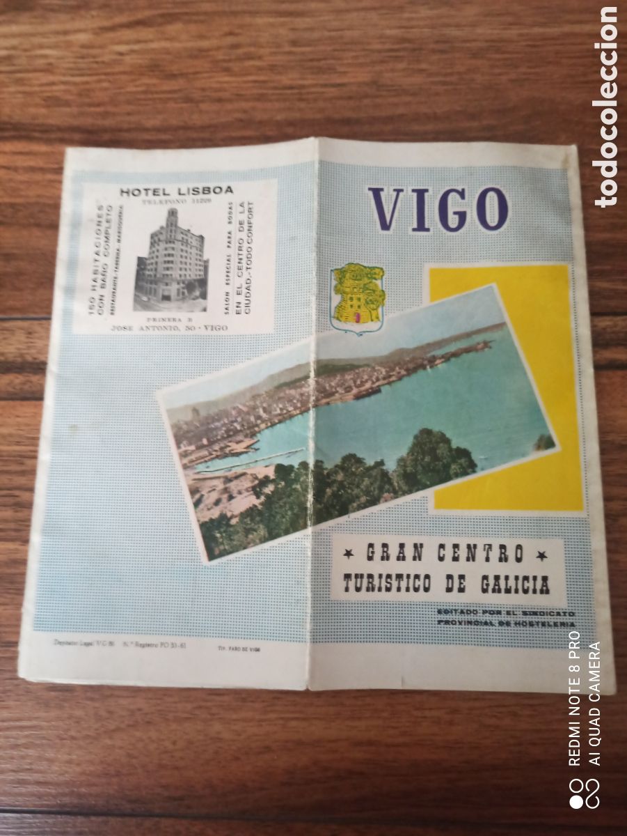 Brochures de tourisme: Folleto de Vigo, Genial Centro Tur&iacute;stico de Gal&iacute;cia
