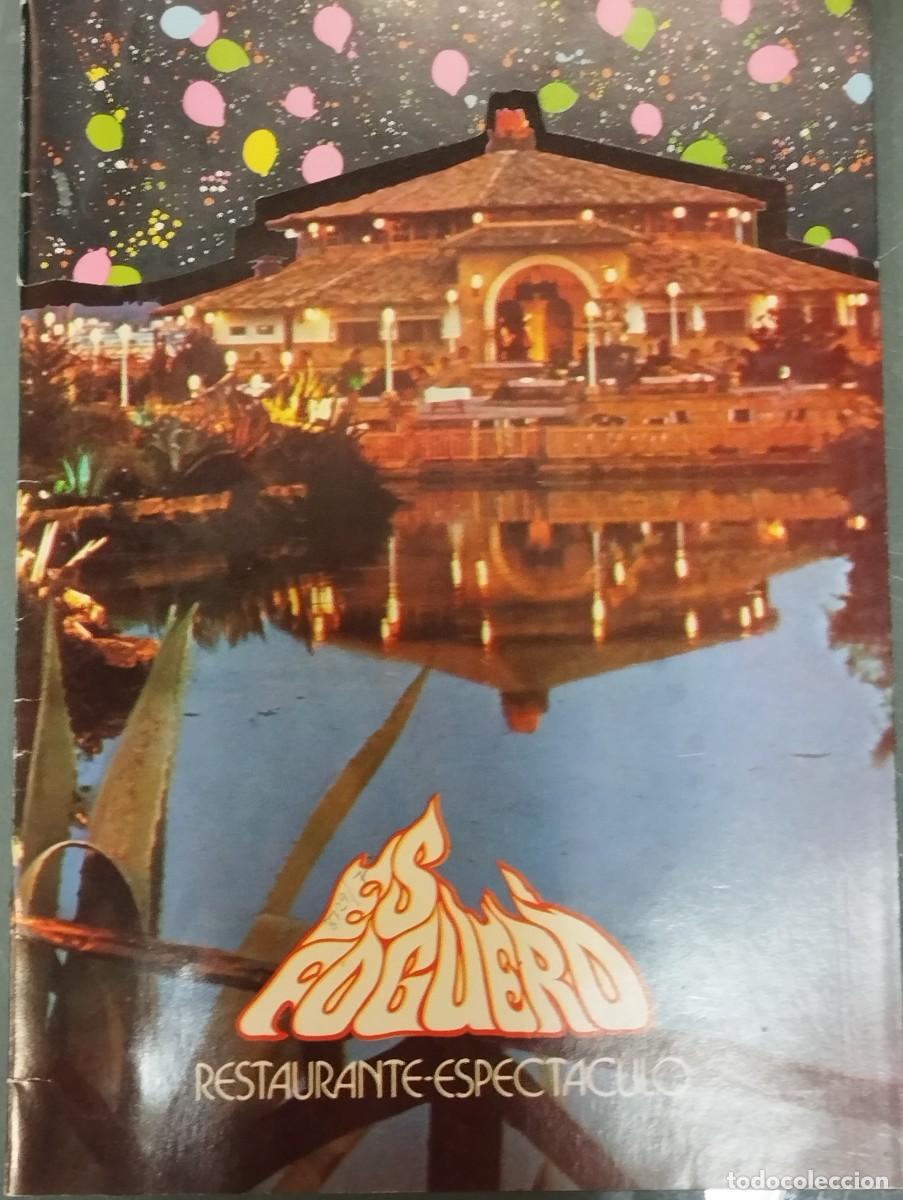 Travel Brochures: PROGRAMA RESTAURANTE-ESPECTACULO &rdquo;ES FOGUERO&rdquo;. PALMA DE MALLORCA.