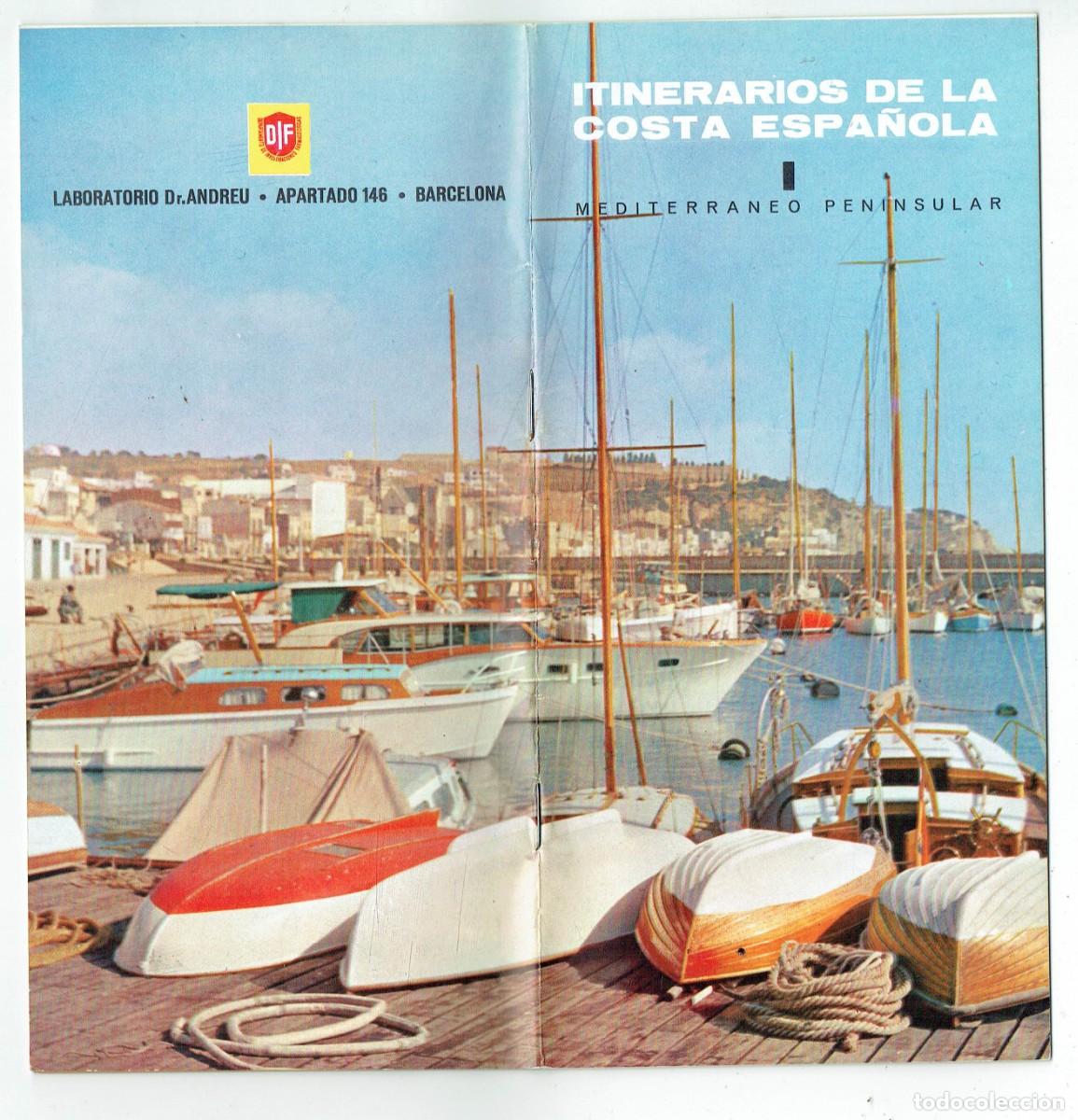 Travel Brochures: ITINERARIOS DE LA COSTA ESPA&Ntilde;OLA. MEDITERR&Aacute;NEO PININSULAR. LABRT. Dr. ANDREU.(C/A29)