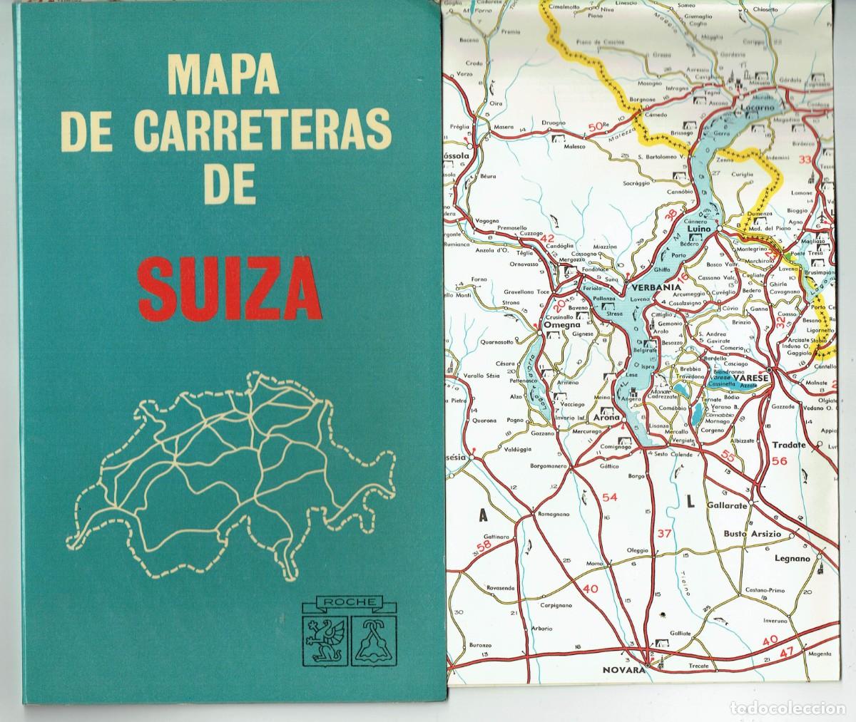 Travel Brochures: MAPA DE CARRETERAS DE SUIZA. ROCHE.(C/A29)