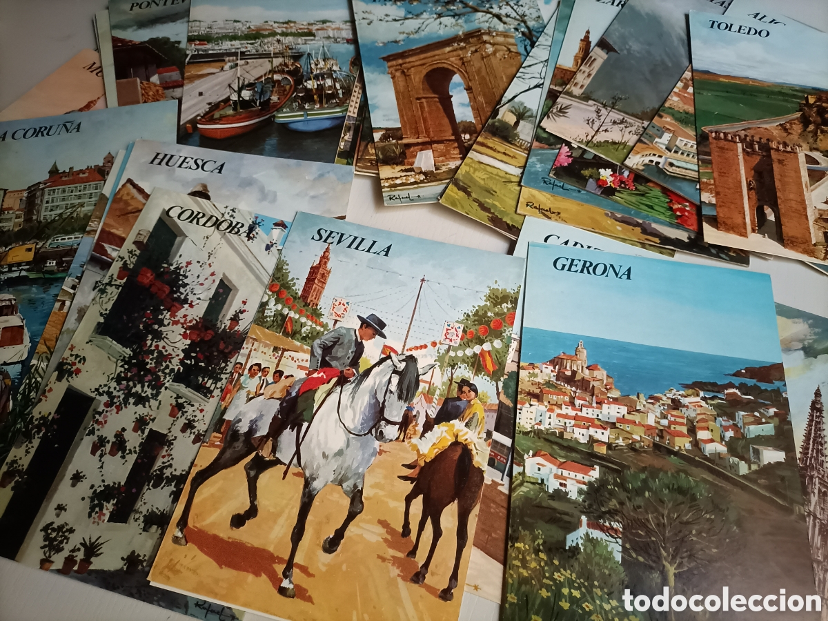 Travel Brochures: Colecci&oacute;n Espa&ntilde;a monumental.32 tr&iacute;pticos ciudades