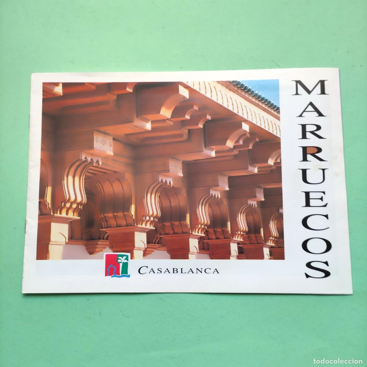 Travel Brochures: MARRUECOS . CASABLANCA ** TURISMO DE MARRUECOS ** 16 PAGINAS ** 21X30 ** JUANI