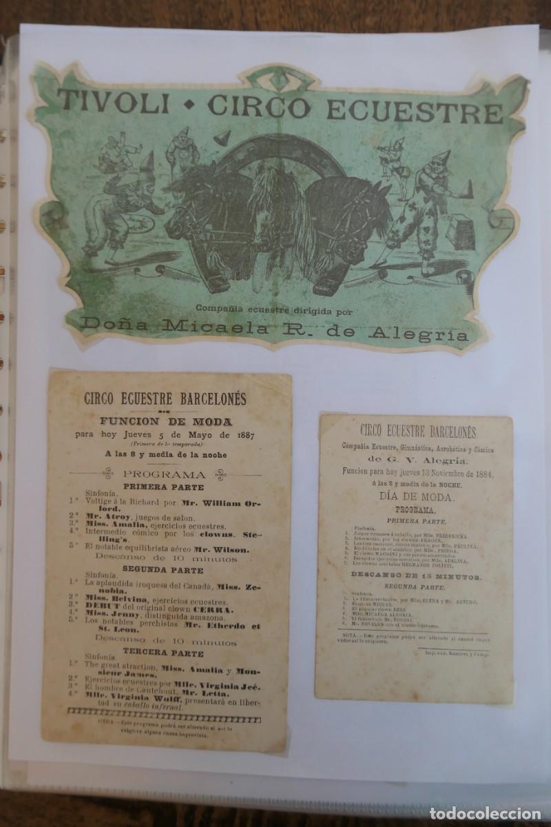 Travel Brochures: CIRCO ECUESTRE- 3 PUBLICIDADES 1887/1884 Y OTRO