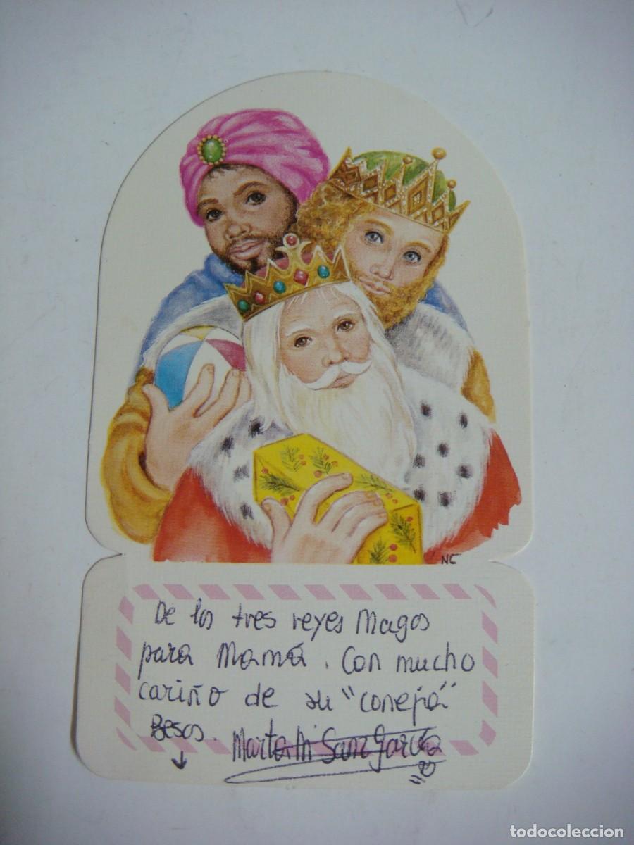 Travel Brochures: ETIQUETA NAVIDE&Ntilde;A DE LOS REYES MAGOS -CAJ-N&ordm;4-SOB-N&ordm;.8