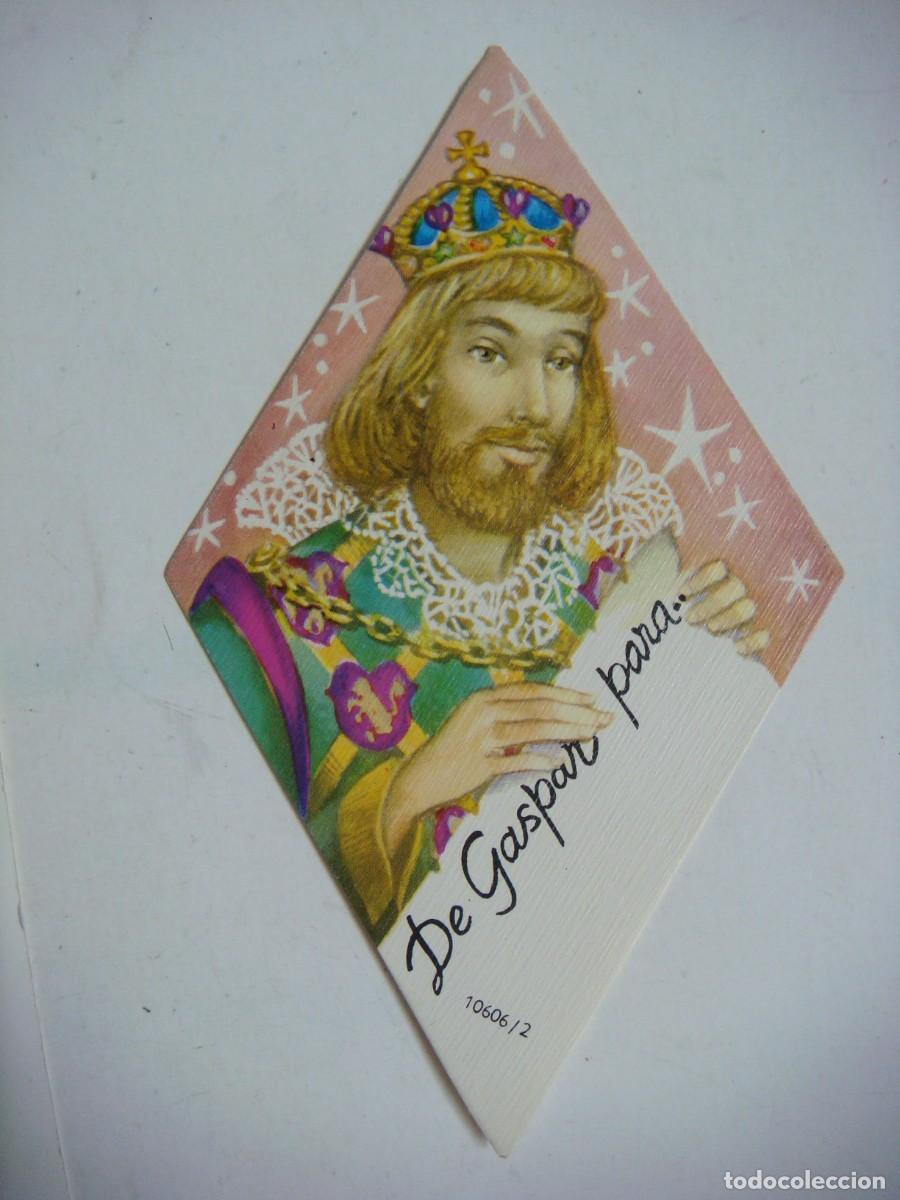 Travel Brochures: ETIQUETA NAVIDE&Ntilde;A DE LOS REYES MAGOS,GASPAR -CAJ-N&ordm;4-SOB-N&ordm;.8