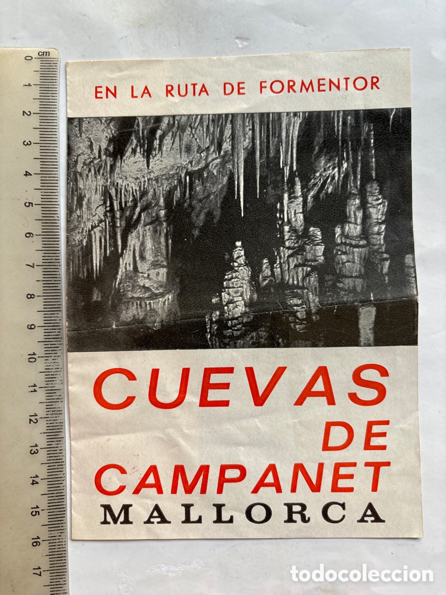 Travel Brochures: FOLLETO TUR&Iacute;STICO. RUTA DE FORMENTOR. CUEVAS DE CAMPANET. MALLORCA.