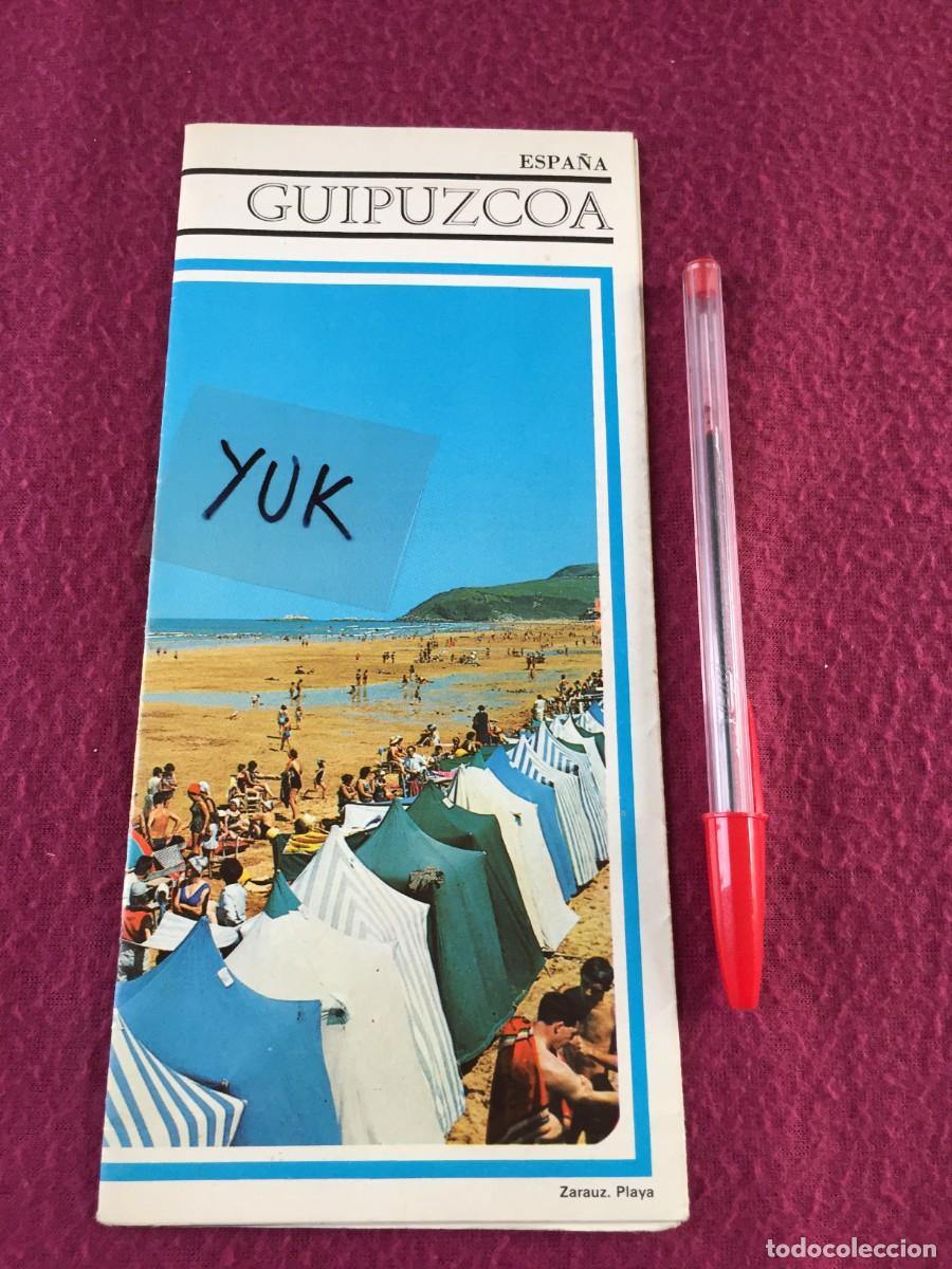 Travel Brochures: GUIA DESPLEGABLE DE GUIPUZCOA 1970 CON MAPA