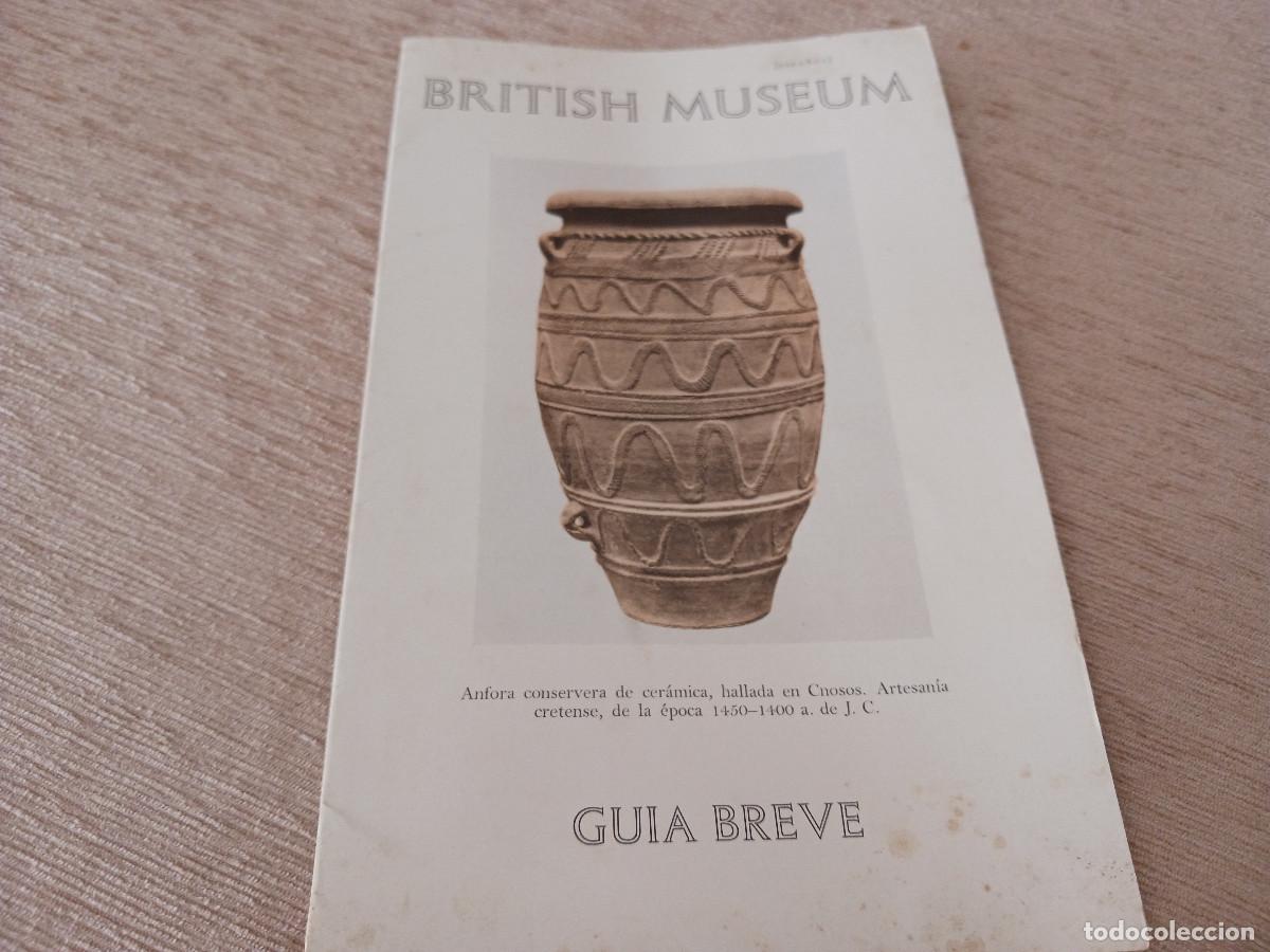 Brochures de tourisme: guia breve british museum, espa&ntilde;ol, 1972