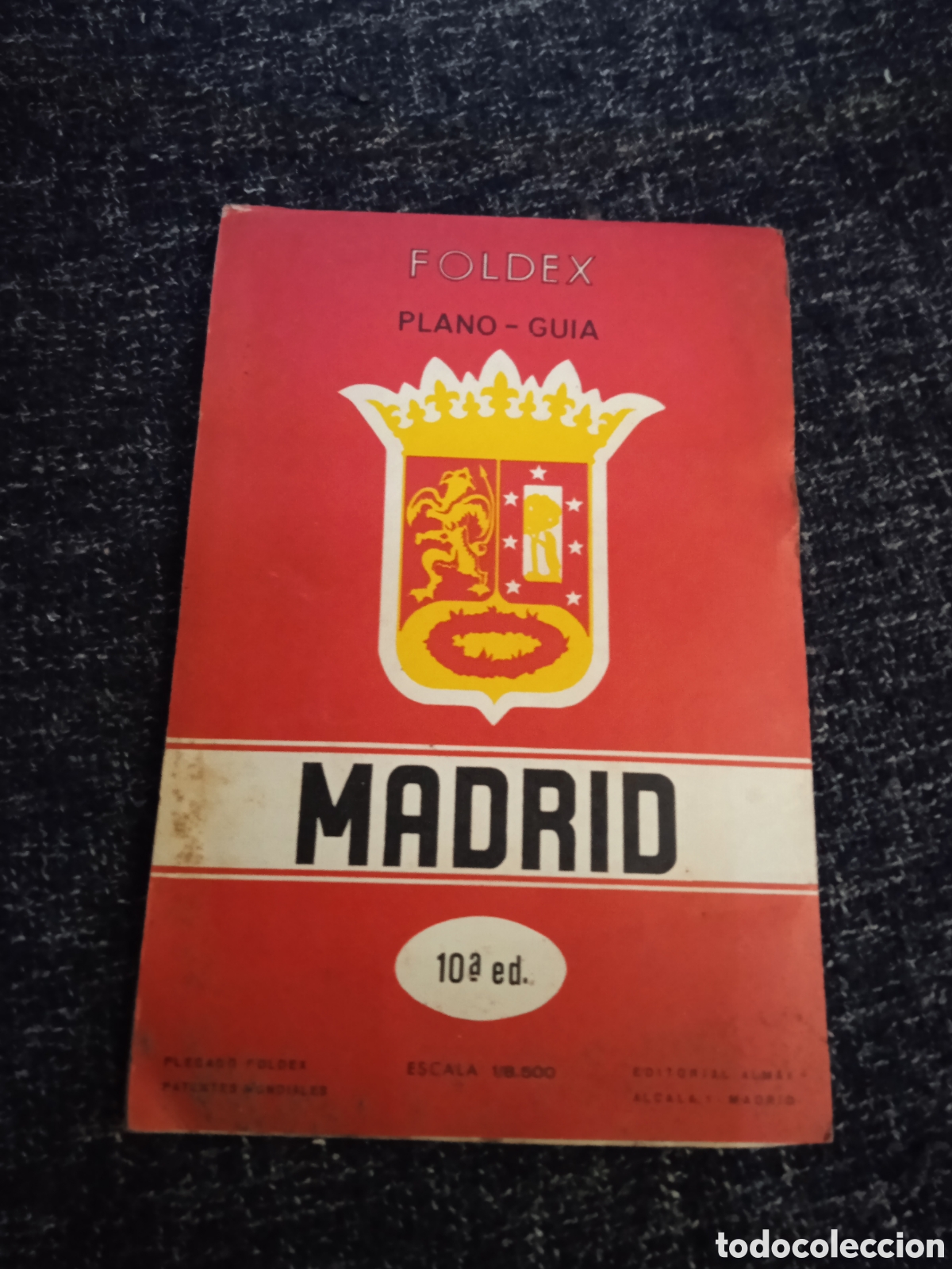 Travel Brochures: PLANO - GUIA MADRID. FOLDEX. -EDI. ALMAX. 1967