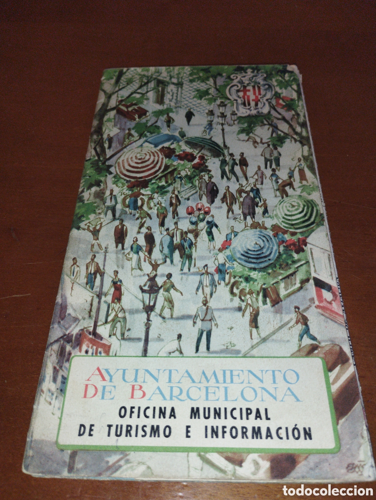 Travel Brochures: Guia tur&iacute;stica de Barcelona 1951