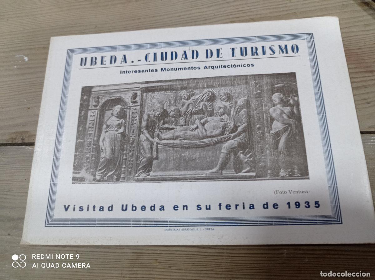 Travel Brochures: DIPTICO - PROGRAMA DE FERIA DE 1935 DE UBEDA. &Eacute;POCA REP&Uacute;BLICA.
