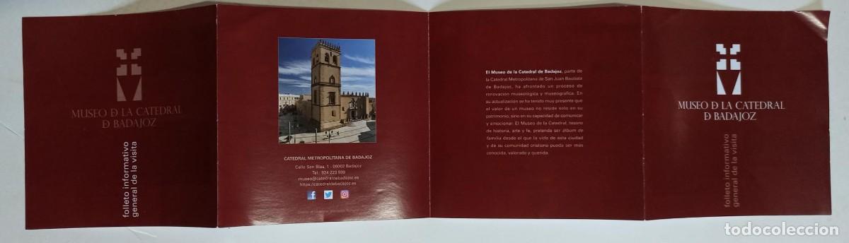 Travel Brochures: Folleto informativo general de la visita al Museo de la catedral de Badajoz
