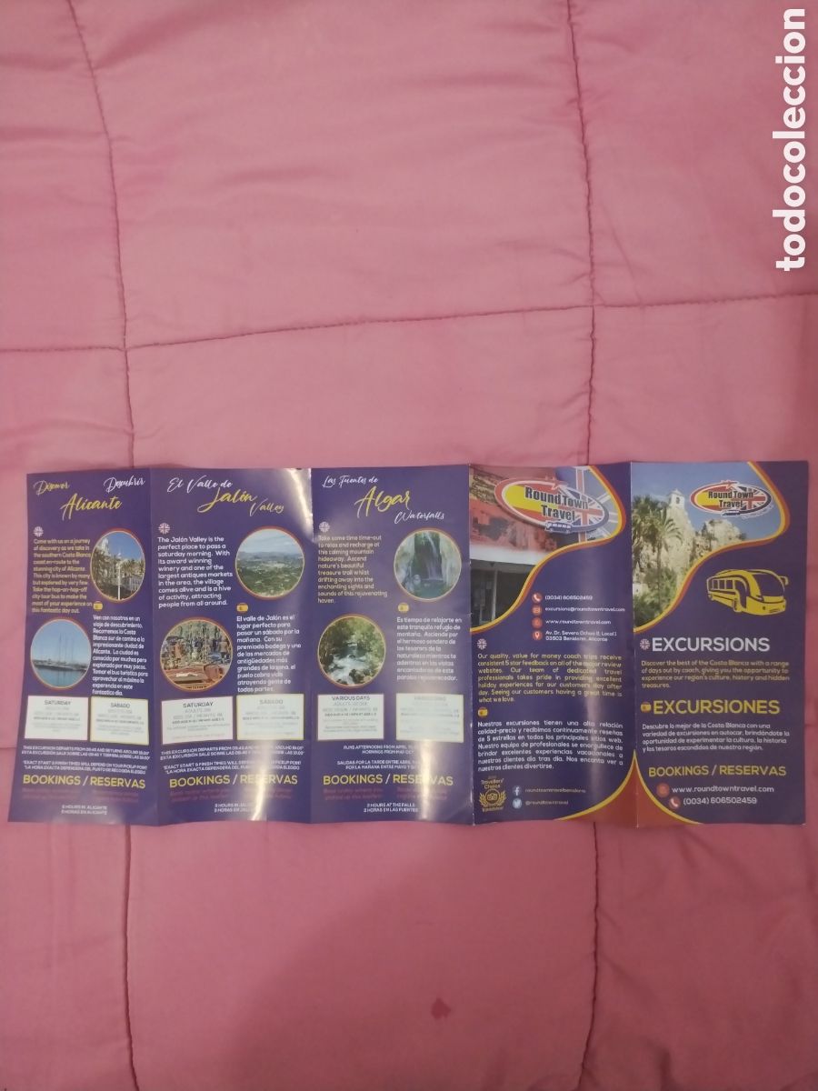 Travel Brochures: ROUND TOWN TRAVEL excursiones
