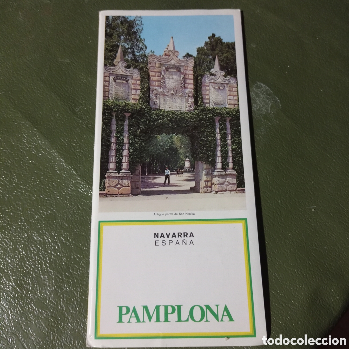 Travel Brochures: Pamplona,folleto tur&iacute;stico a&ntilde;os 70