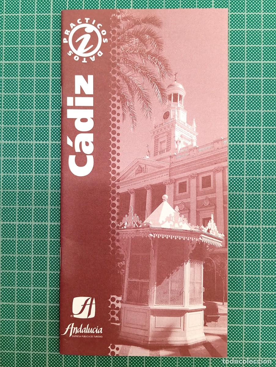 Brochures de tourisme: FOLLETO TUR&Iacute;STICO TURISMO C&Aacute;DIZ CON DIRECCIONES Y DATOS &Uacute;TILES PARA EL VIAJERO 30 P&Aacute;GINAS A&Ntilde;OS 90