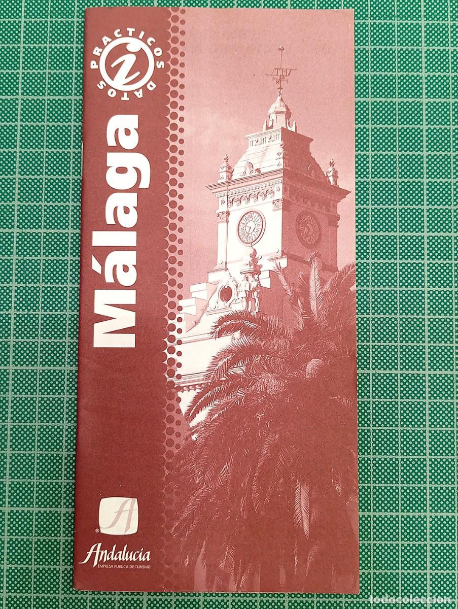 Brochures de tourisme: FOLLETO TUR&Iacute;STICO TURISMO M&Aacute;LAGA CON DIRECCIONES Y DATOS &Uacute;TILES PARA EL VIAJERO 30 P&Aacute;GINAS A&Ntilde;OS 90