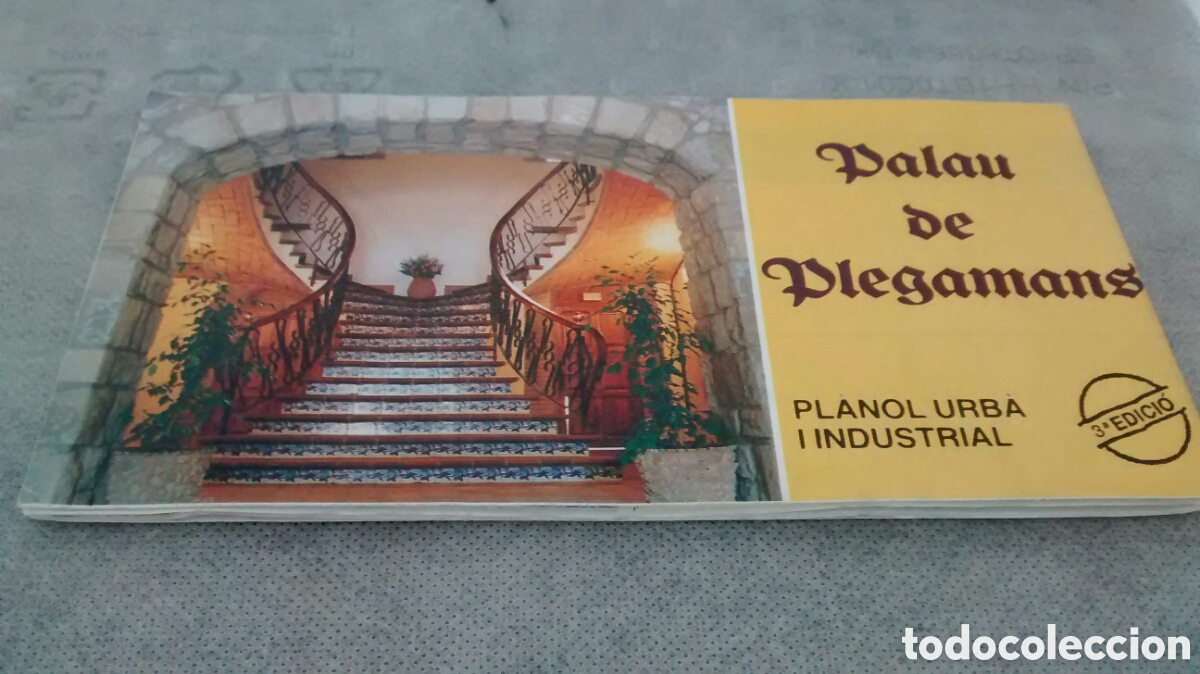 Brochures de tourisme: PLANOL DE PALAU DE PLEGAMANS. URBA E INDUSTRIAL (ANYS 90)