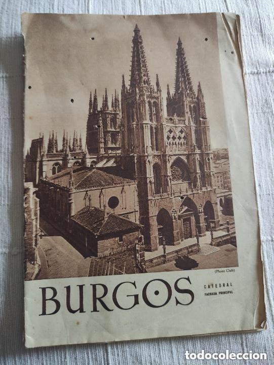 Folhetos de turismo: BURGOS - PROFUSAMENTE ILUSTRADO - I. G. VALVERDE 18p. 23x16