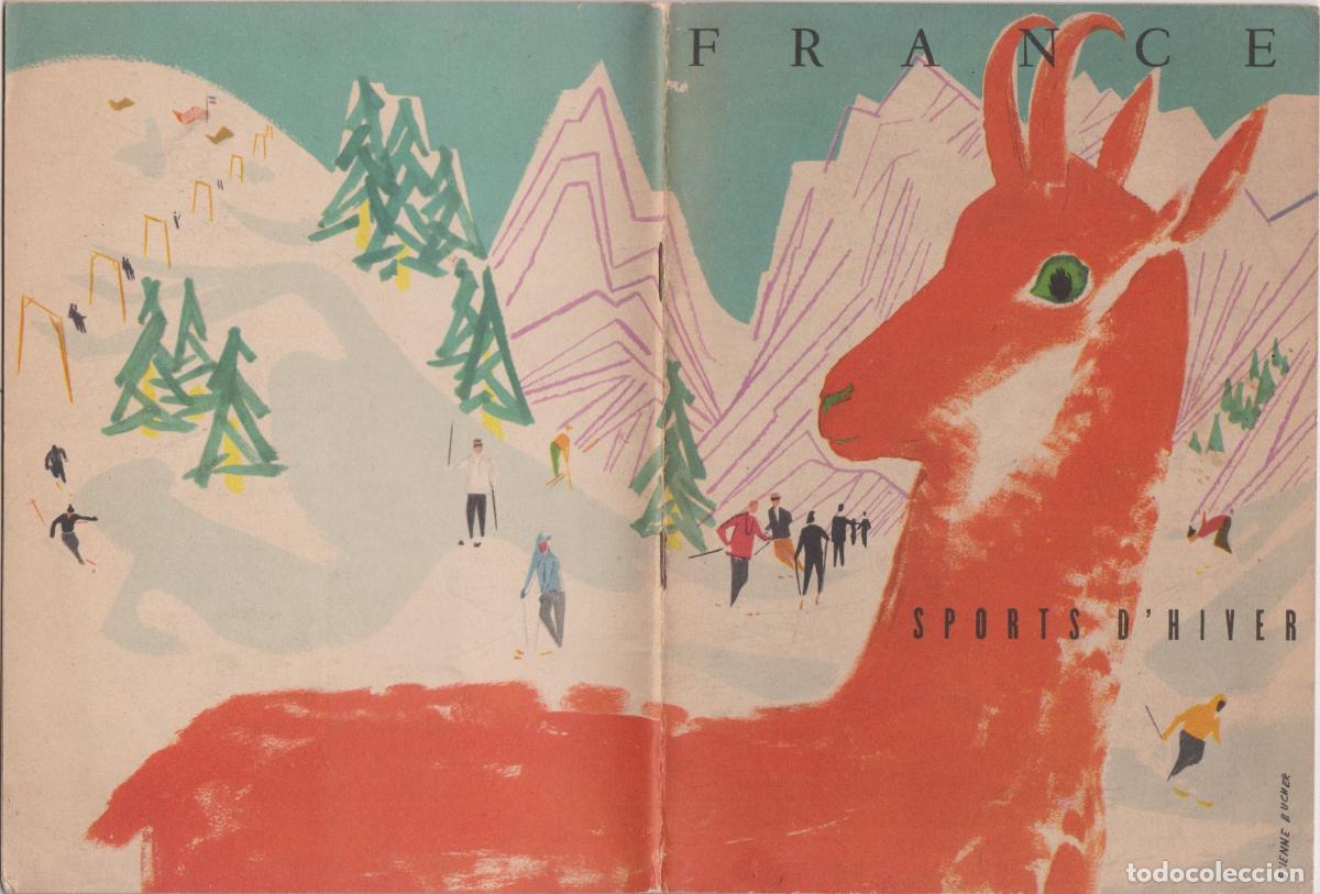 Brochures de tourisme: FRANCE &ndash; SPORTS D'HIVER &ndash; FOLLETO PUBLICITARIO