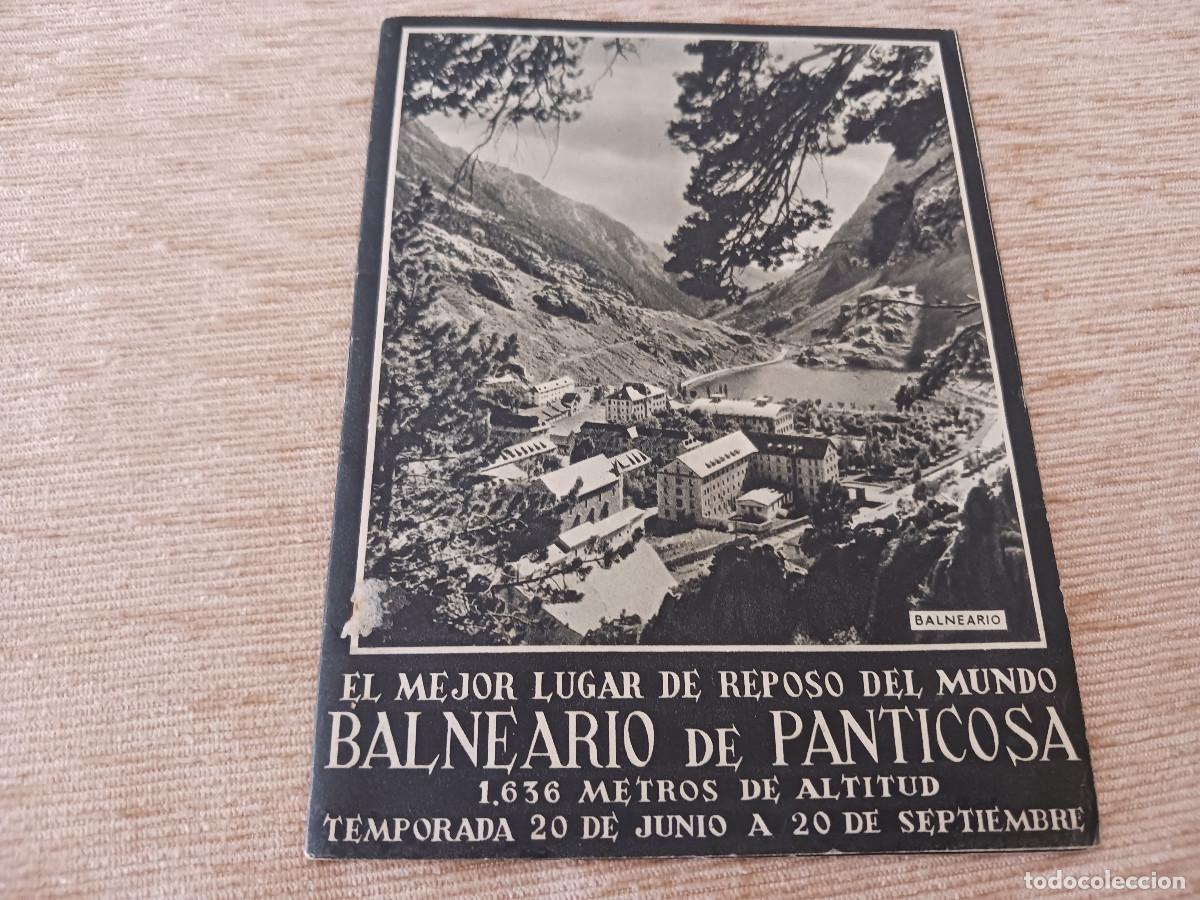 Travel Brochures: librito informativo, balneario de panticosa, tarifa de precios 1946, 14 pag. contando portadas