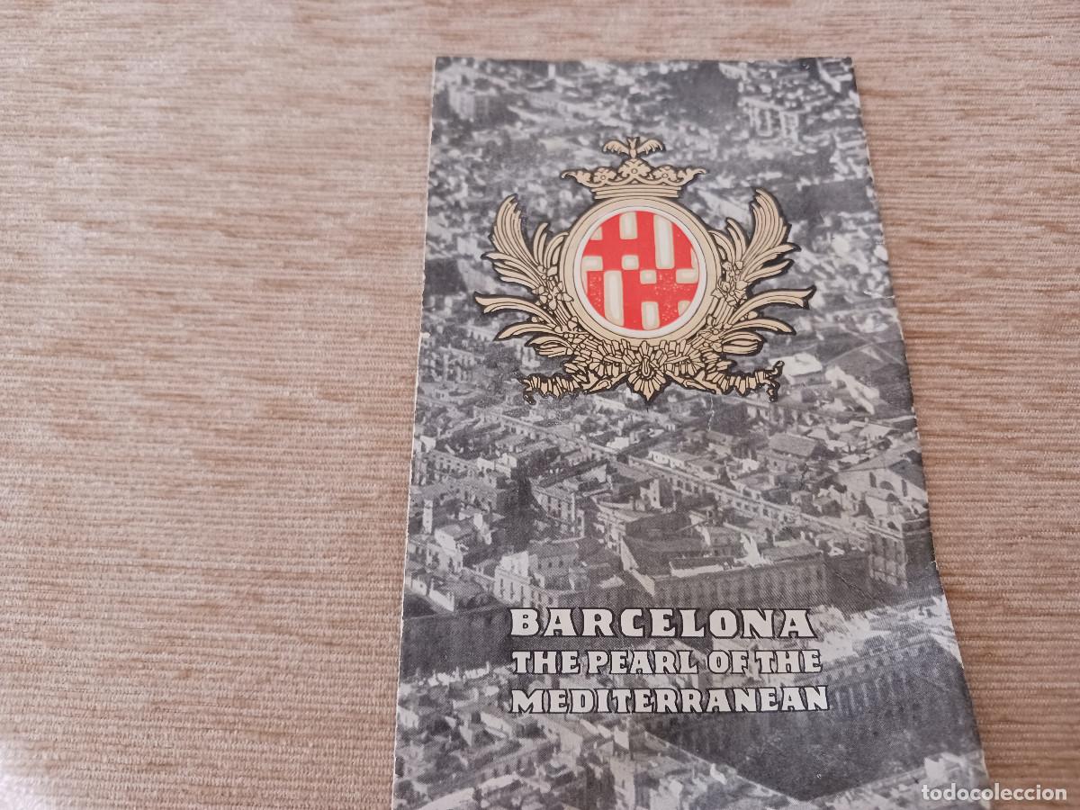 Travel Brochures: desplegable 4 pag. en ingles de barcelona, the pearl of the mediterranean