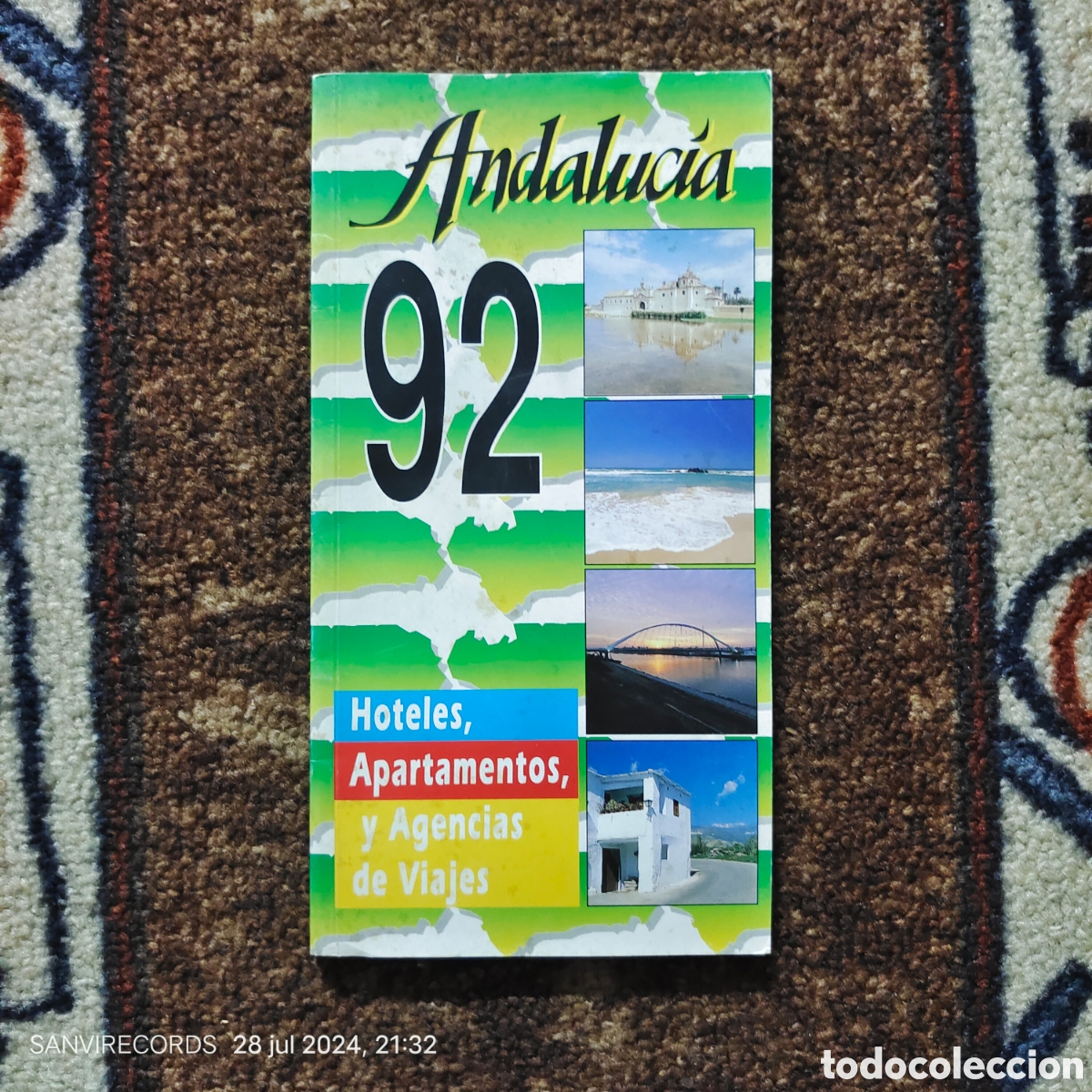 Tourismusbrosch&uuml;ren: ANDALUC&Iacute;A 92, HOTELES, APARTAMENTOS Y AGENCIAS DE VIAJES (EXPO '92 SEVILLA)