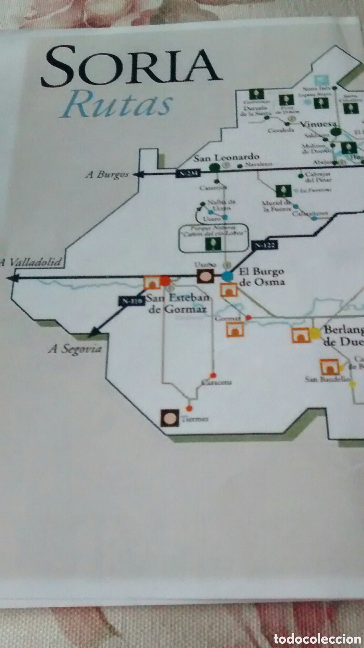 Travel Brochures: RUTAS POR SORIA. PLANO