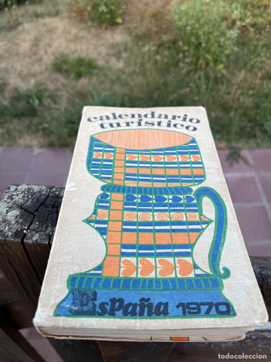Folhetos de turismo: Calendario turistico, 1970. Guia turistica Espa&ntilde;a