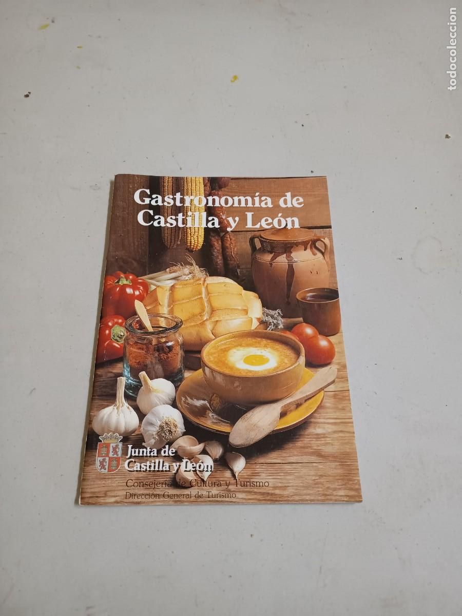 Folhetos de turismo: Gastronom&iacute;a de Castilla y Le&oacute;n.