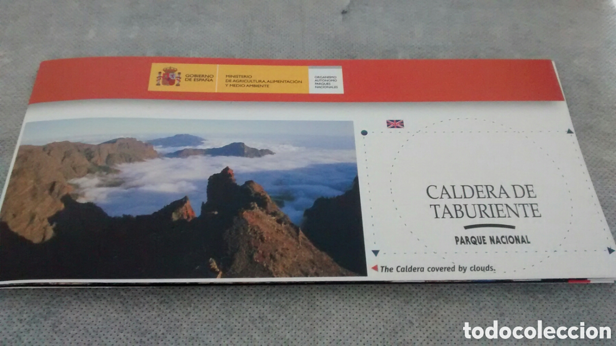 Folhetos de turismo: PARQUE NACIONAL CALDERA DE TABURIENTE. EN INGLES