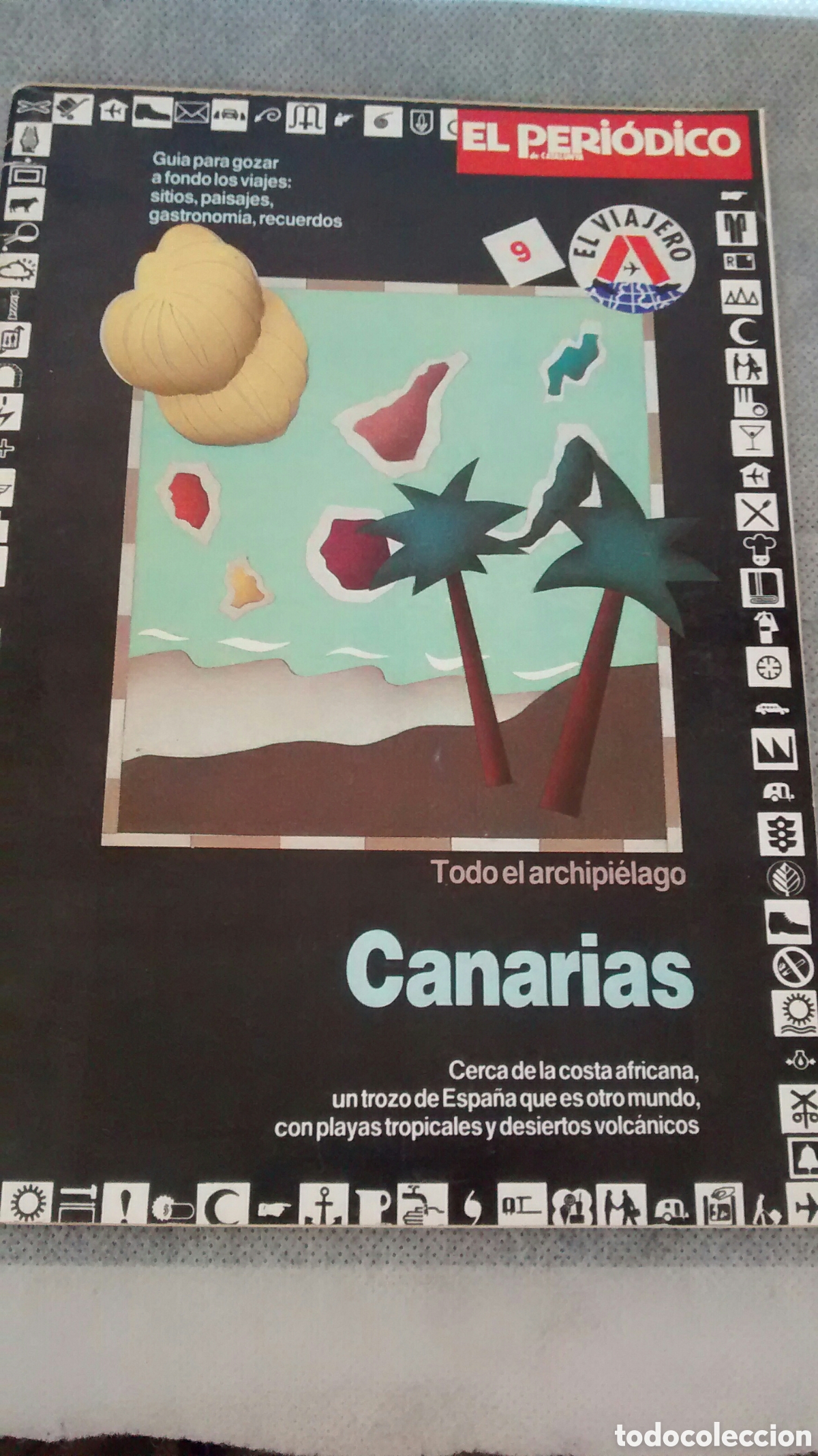 Folhetos de turismo: CANARIAS. TODO EL ARCHIPIELAGO. EL PERIODICO