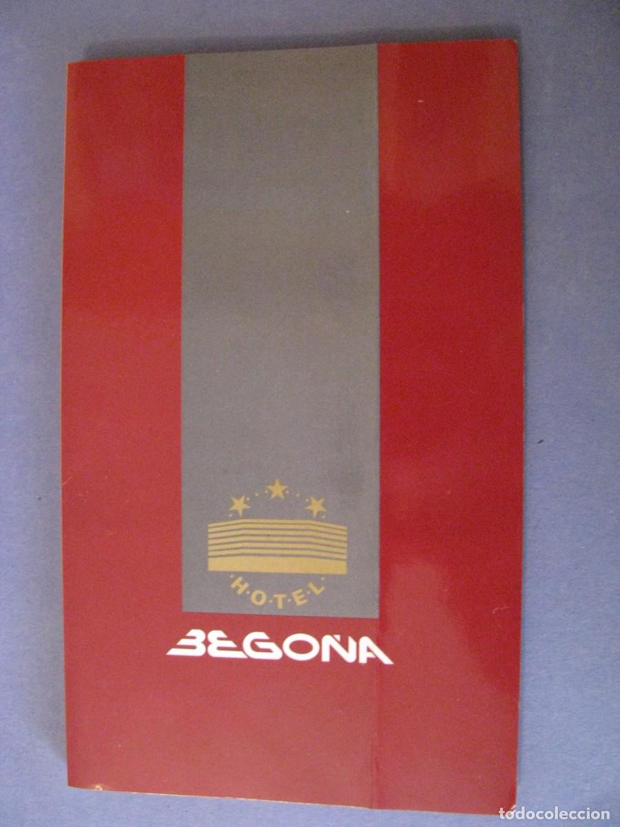 Folhetos de turismo: FOLLETO DEL HOTEL BEGO&Ntilde;A. GIJON, ASTURIAS 1992.