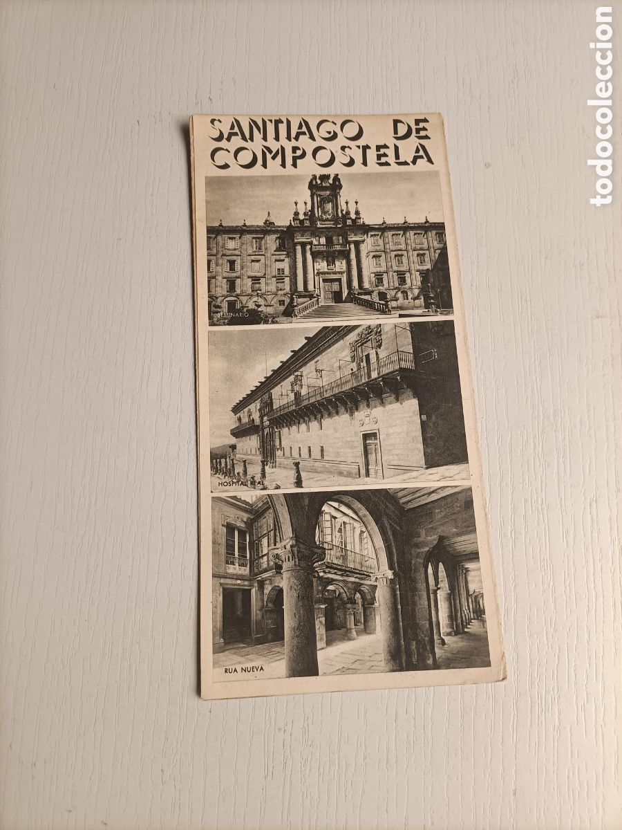 Tourismusbrosch&uuml;ren: Tr&iacute;ptico Santiago de Compostela. Publicaciones direcci&oacute;n General del turismo