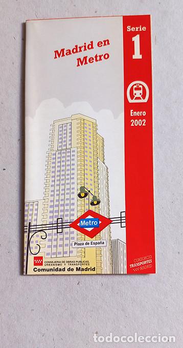 Tourismusbrosch&uuml;ren: Plano Metro Madrid, 2002 &ndash; Torre de Madrid