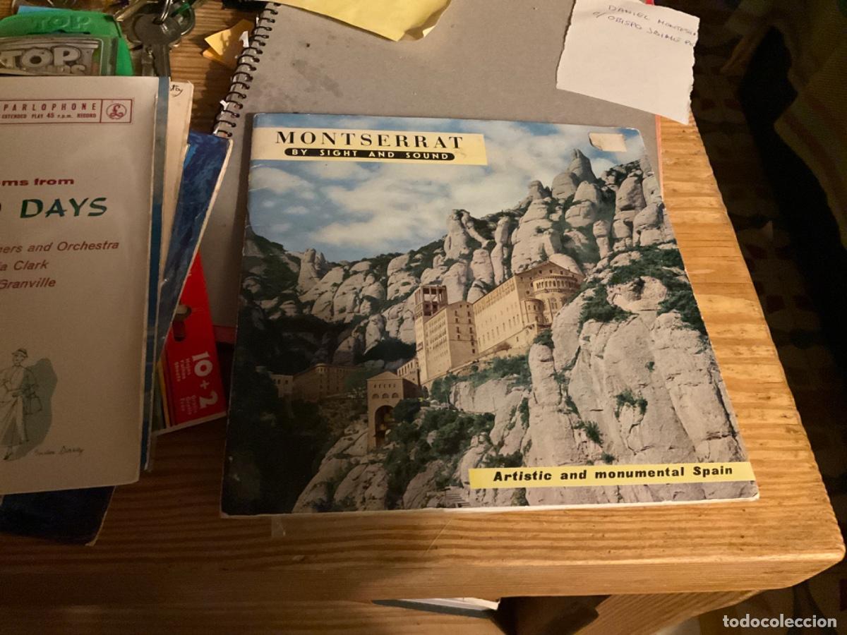 Tourismusbrosch&uuml;ren: MONTSERRAT BY SIGHT AND SOUND - GUIA TURISTICA DE MONTSERRAT EN INGLES FLEXIDISC BLANCO 1962 SPOKEN
