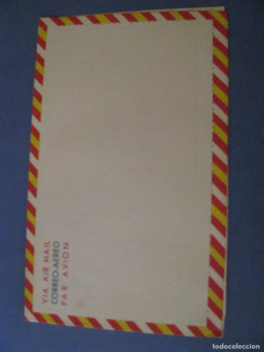 Tourismusbrosch&uuml;ren: SOBRE DE CORREO A&Eacute;REO. PUBLICIDAD DE IBERIA, LINEAS A&Eacute;REAS ESPA&Ntilde;OLAS. 1962.