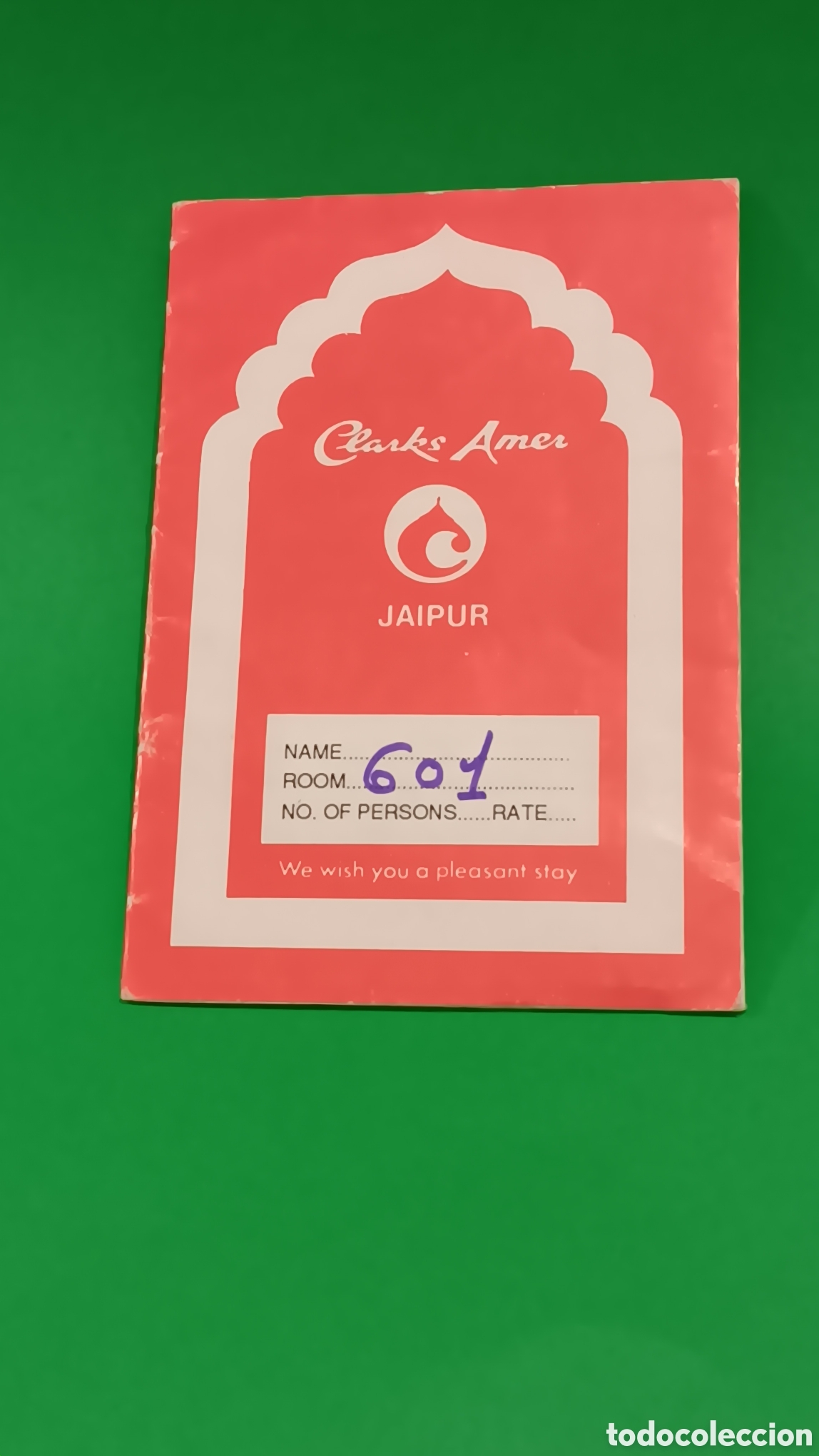 Brochures de tourisme: &rdquo;&rdquo;ANTIGUO FOLLETO &rdquo; HOTEL RESTAURANTE CLARKS AMER&rdquo;&rdquo;..... JAIPUR ( INDIA)...