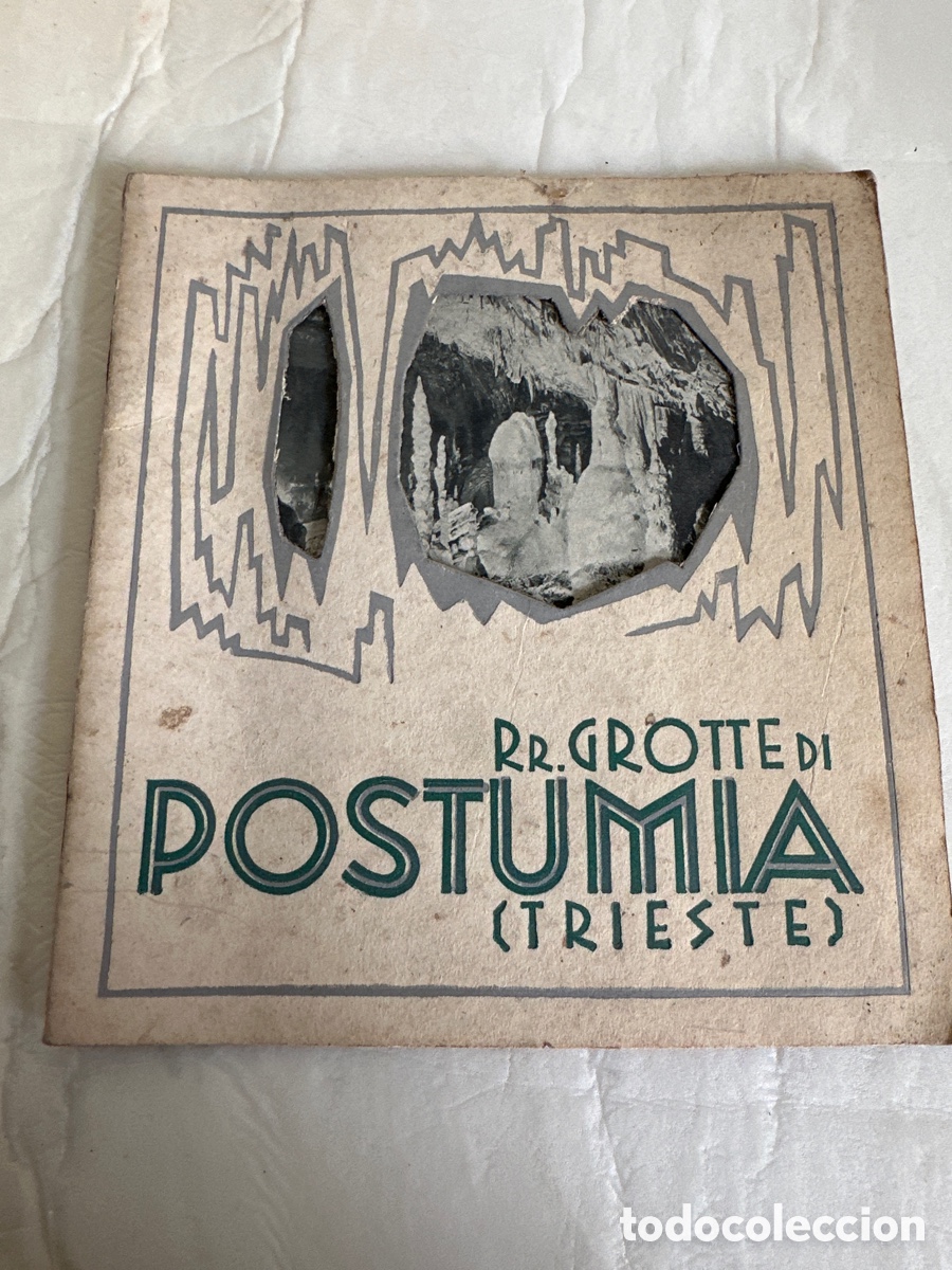 Tourismusbrosch&uuml;ren: Cat&aacute;logo &aacute;lbum gruta de p&oacute;stumia Italia