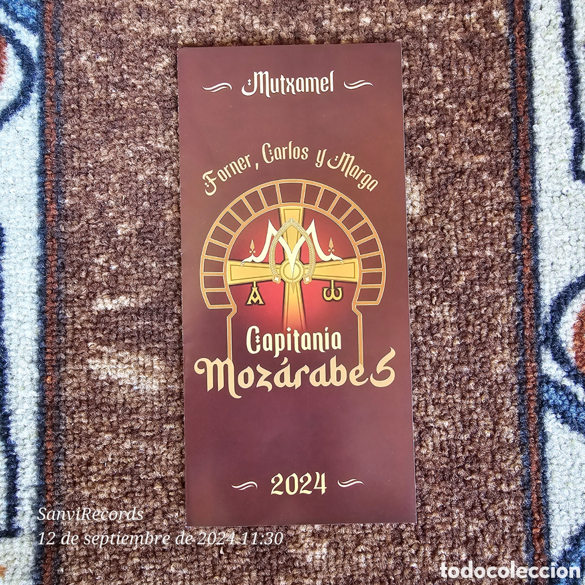 Tourismusbrosch&uuml;ren: FOLLETO MOROS Y CRISTIANOS: CAPITAN&Iacute;A MOZ&Aacute;RABES 2024 (MUTXAMEL)