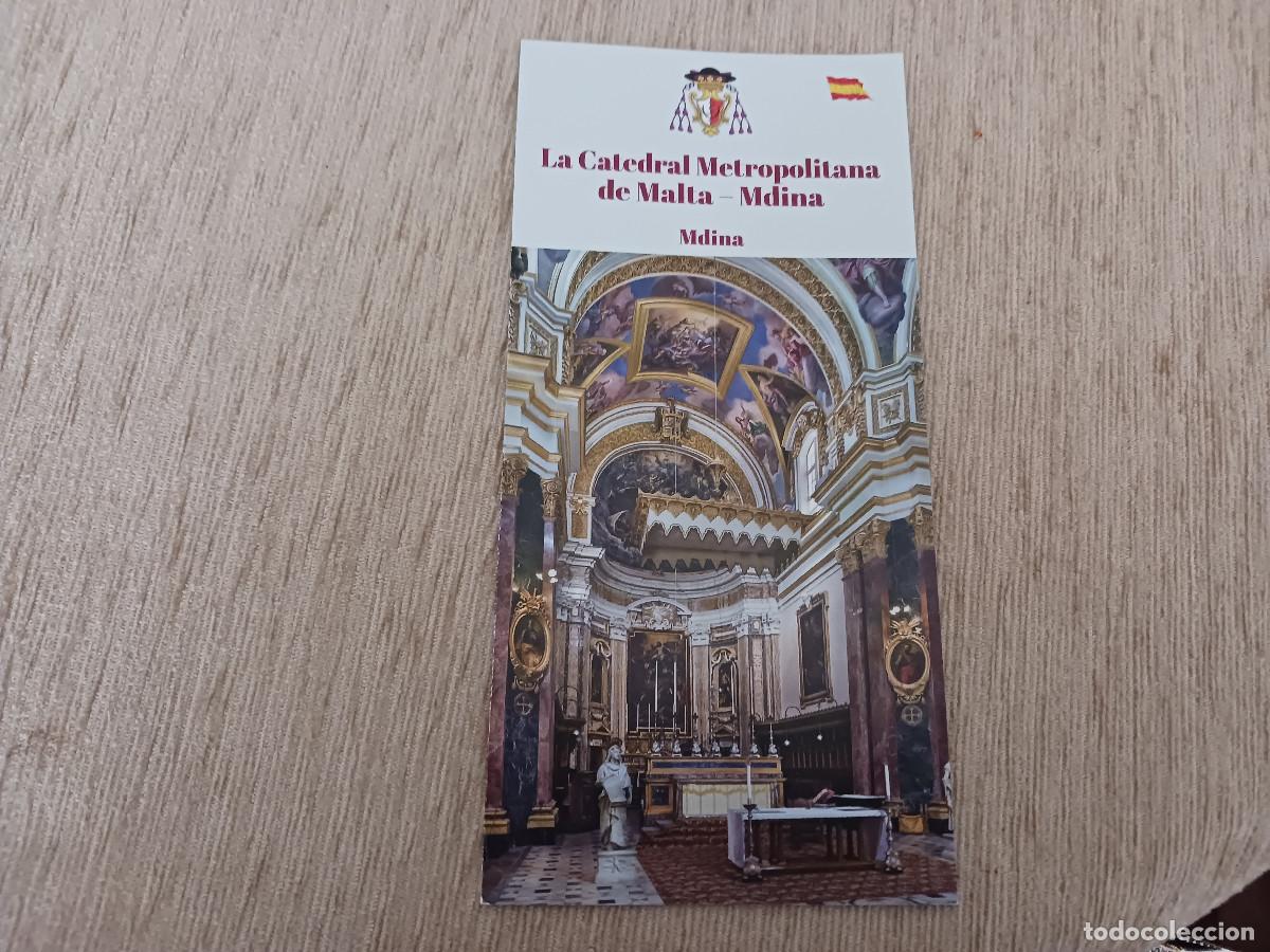 Tourismusbrosch&uuml;ren: desplegable, la catedral metropolitana de malta - mdina, en espa&ntilde;ol