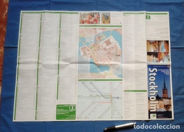 Tourismusbrosch&uuml;ren: guia calendar of events stockholm mapa