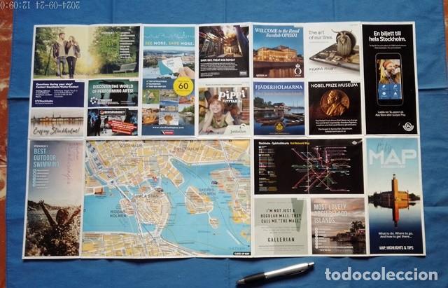 Tourismusbrosch&uuml;ren: guia stockholm mapa ciudad