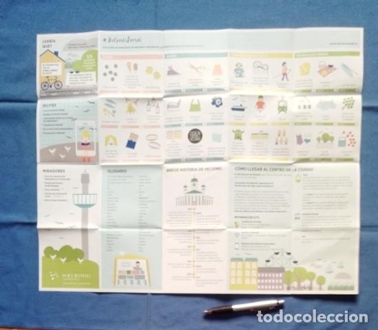 Folletos de turismo: mapa day in helsinki - Foto 2