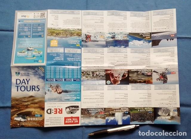Folhetos de turismo: guia day tours iceland