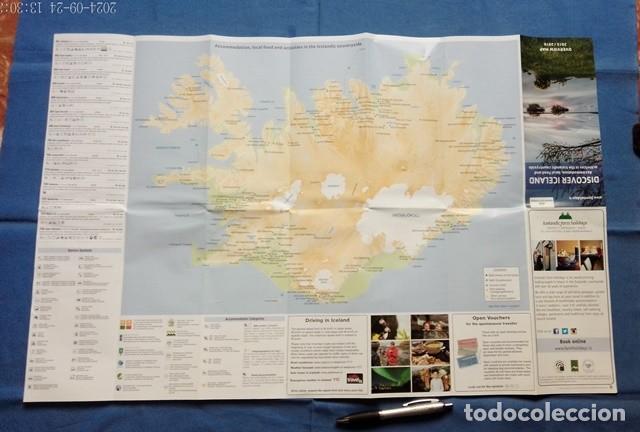 Folletos de turismo: mapa discover iceland - Foto 1